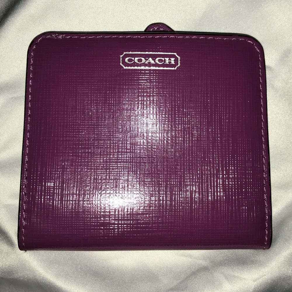 Coach Fuchsia Patchwork Purse & Wallet - Picture 12 of 12